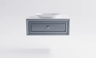 Тумба с раковиной Astra-Form Шарм 4631177713453 90 см голубой матовый